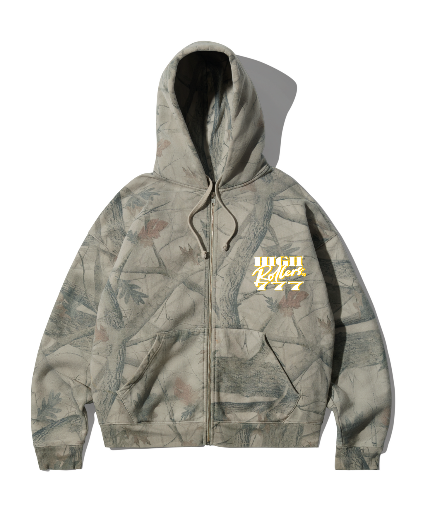 TREE CAMO BLING ZIP UP