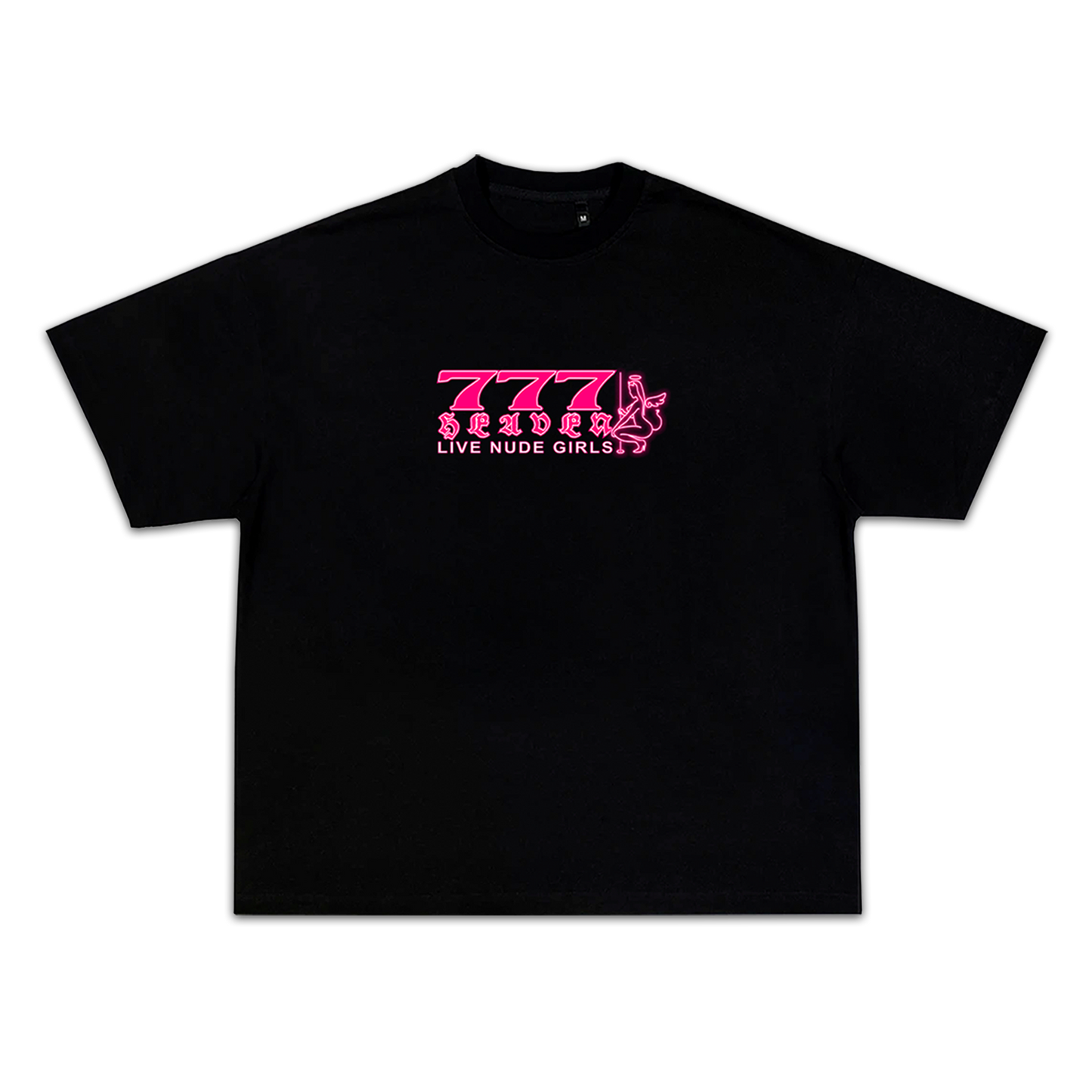 777 Heaven Tee- Phantom Black