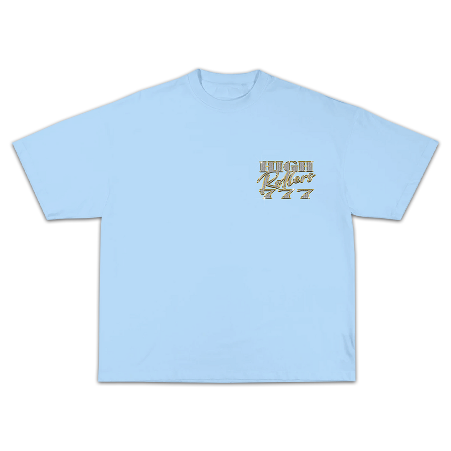 Bamboo Roller Tee- Carolina Blue