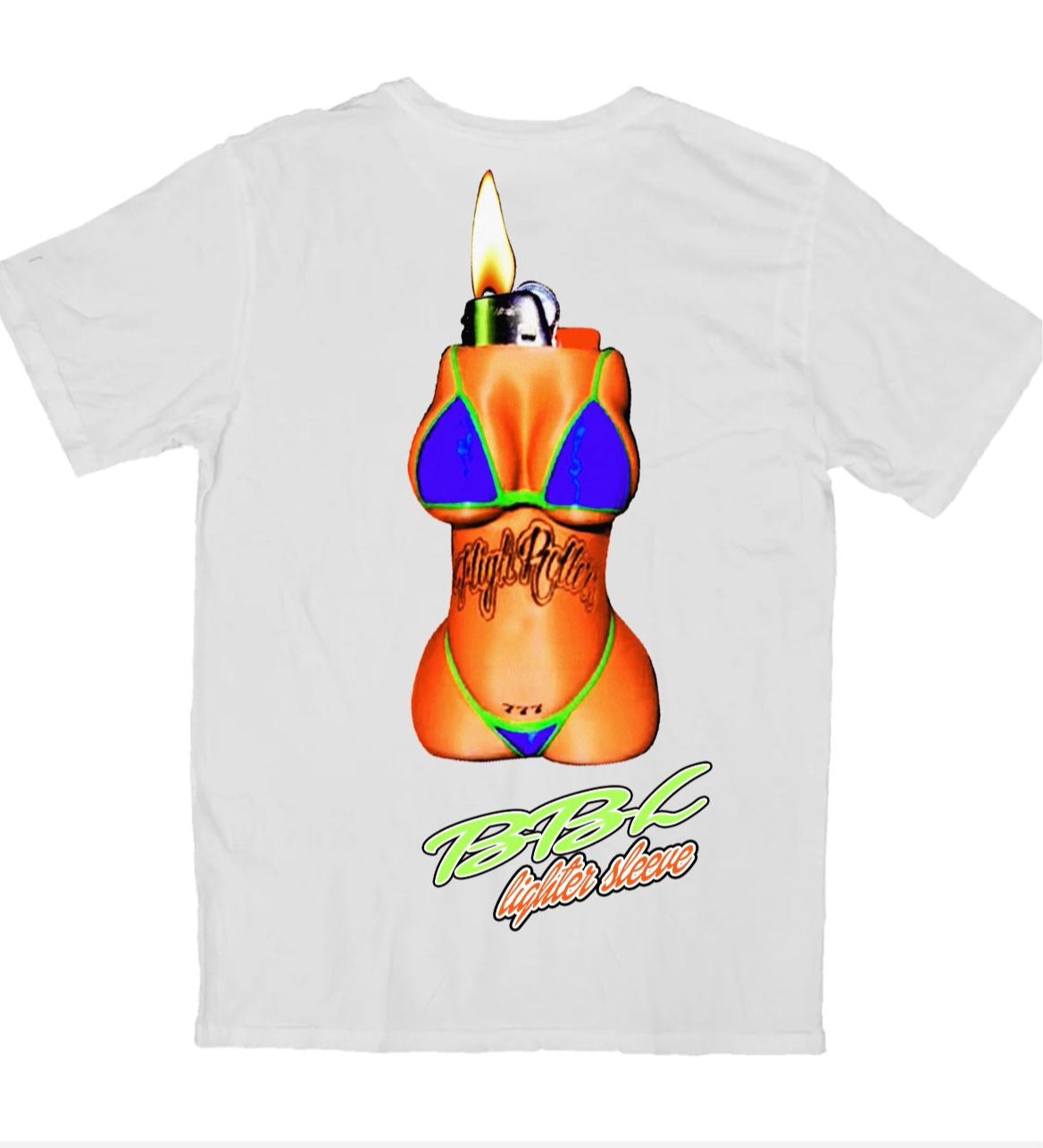 BBL LIGHTER SLEEVE TSHIRT WHITE