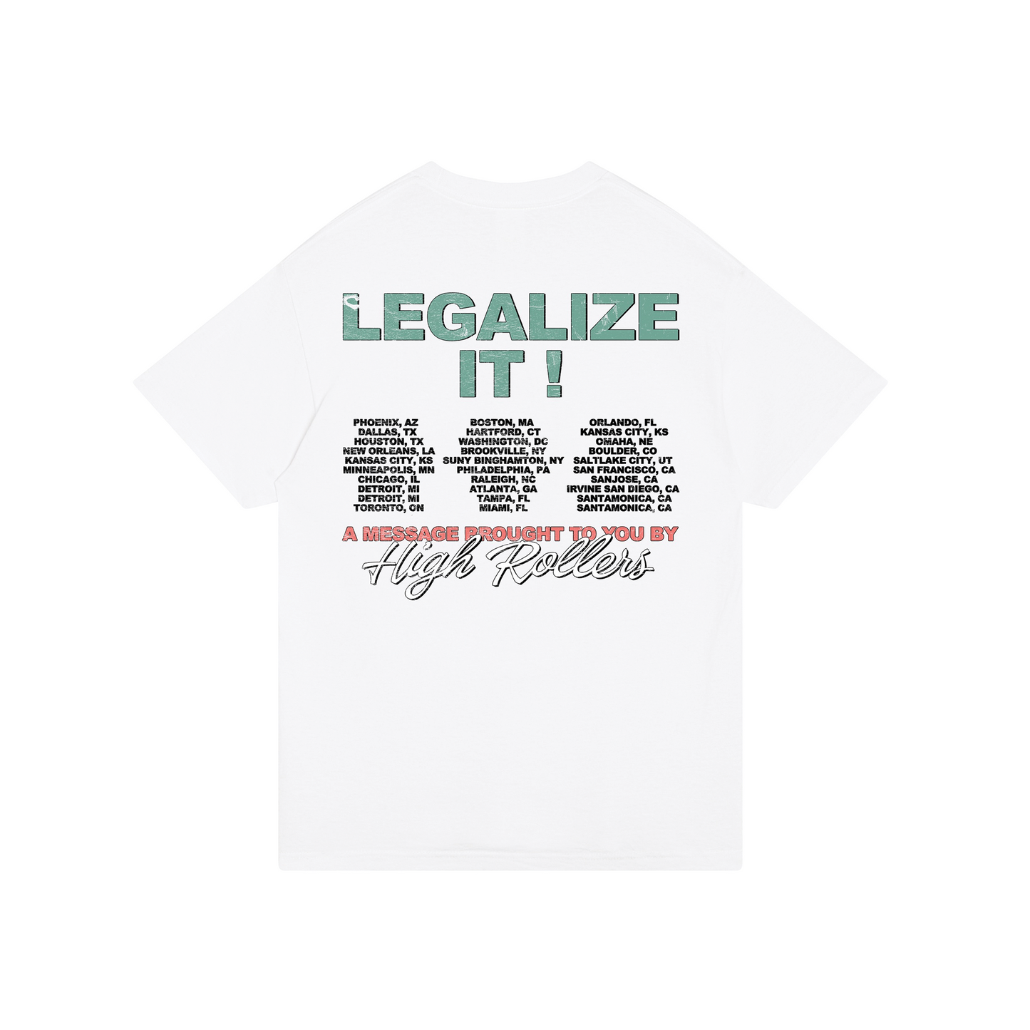 Fred Stoned Tee- Ultra White
