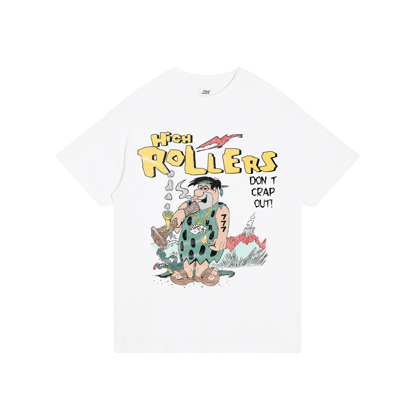 Fred Stoned Tee- Ultra White
