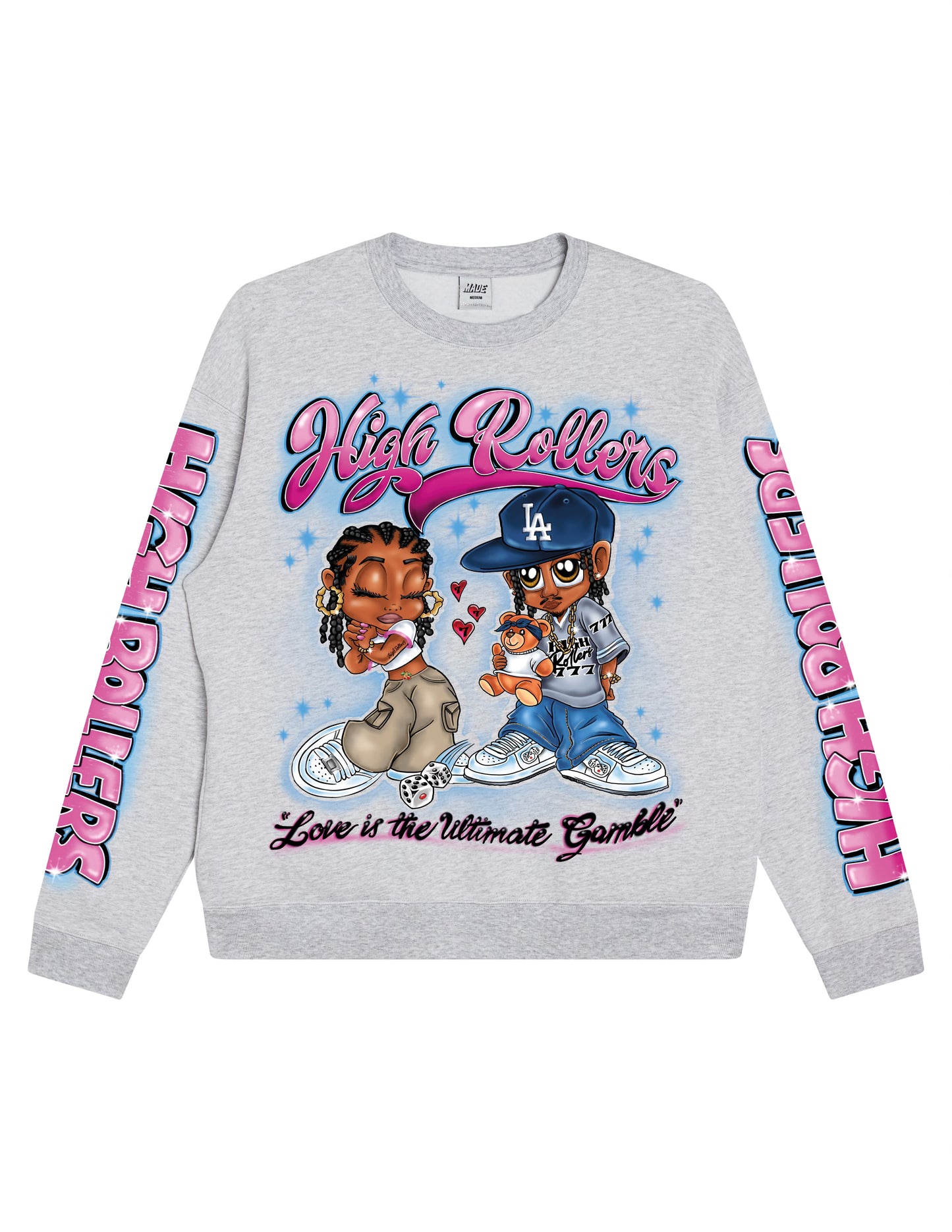 LOVE IS THE ULTIMATE GAMBLE CREWNECK SWEATER