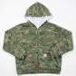 GREEN CAMO REVERSIBLE HOODIE