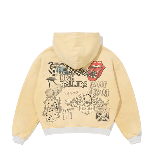 SUN CLUB ZIP UP HOODIE