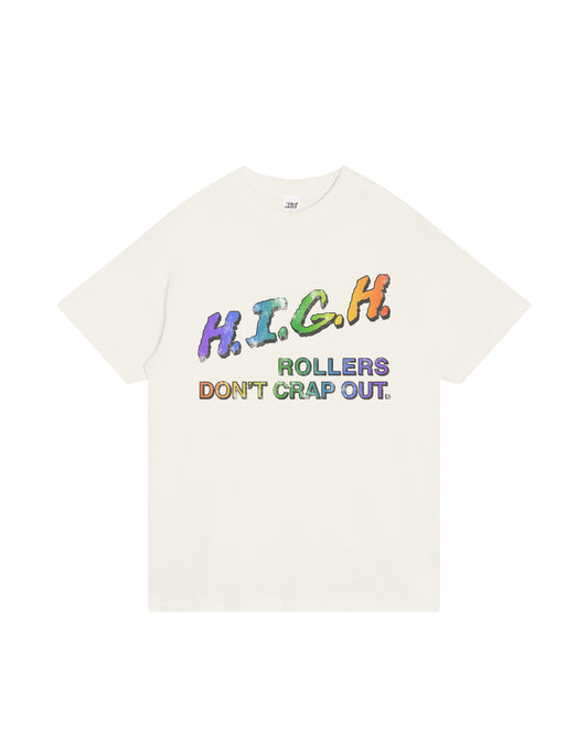 H.I.G.H T-Shirt- Cream