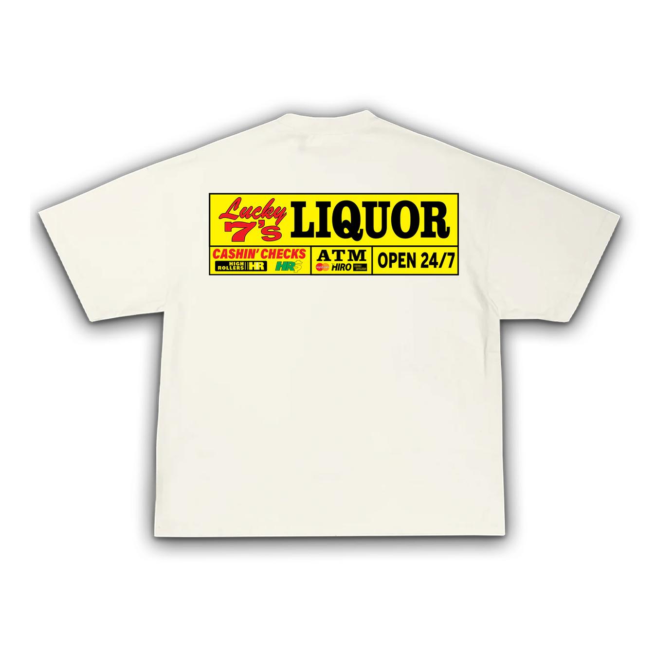 Luck 7's Liquor Store Tee - Cream